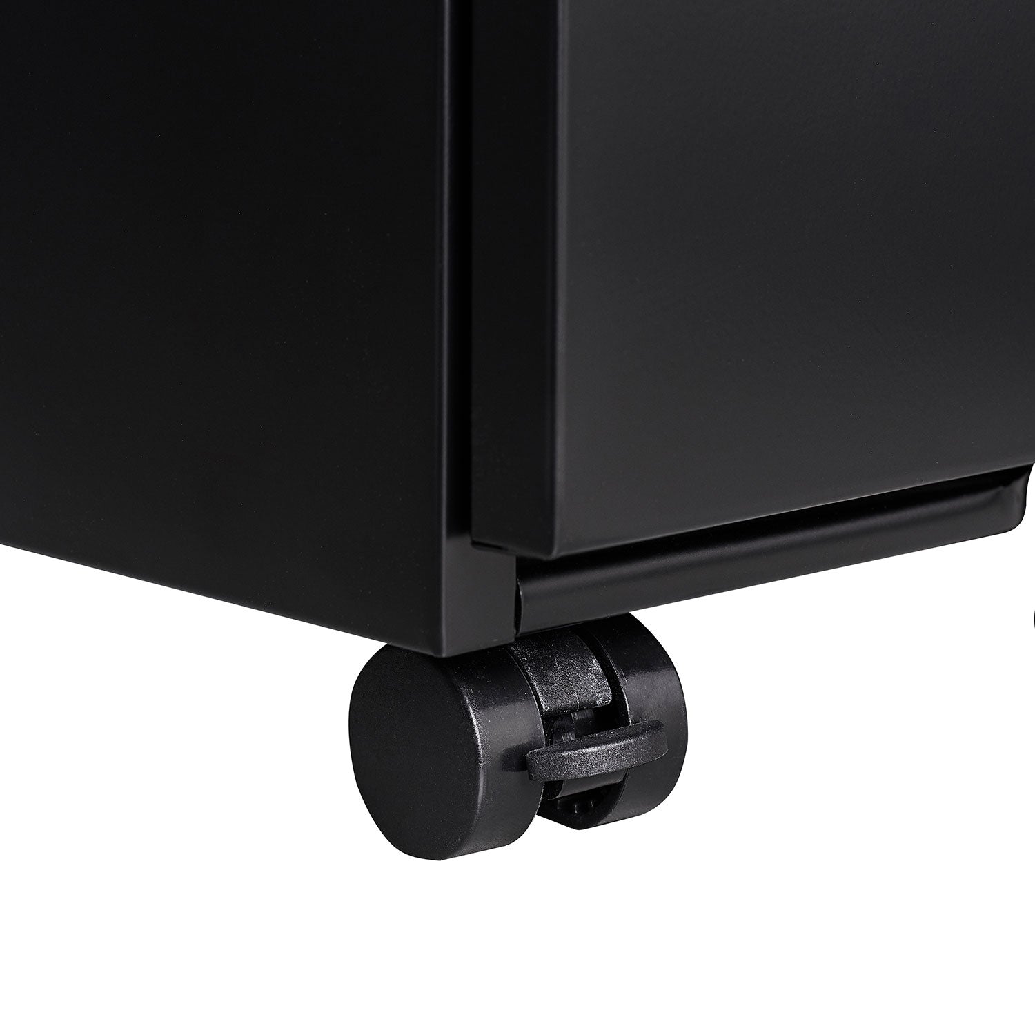 3-Drawer Mobile Filing Cabinet with Lock