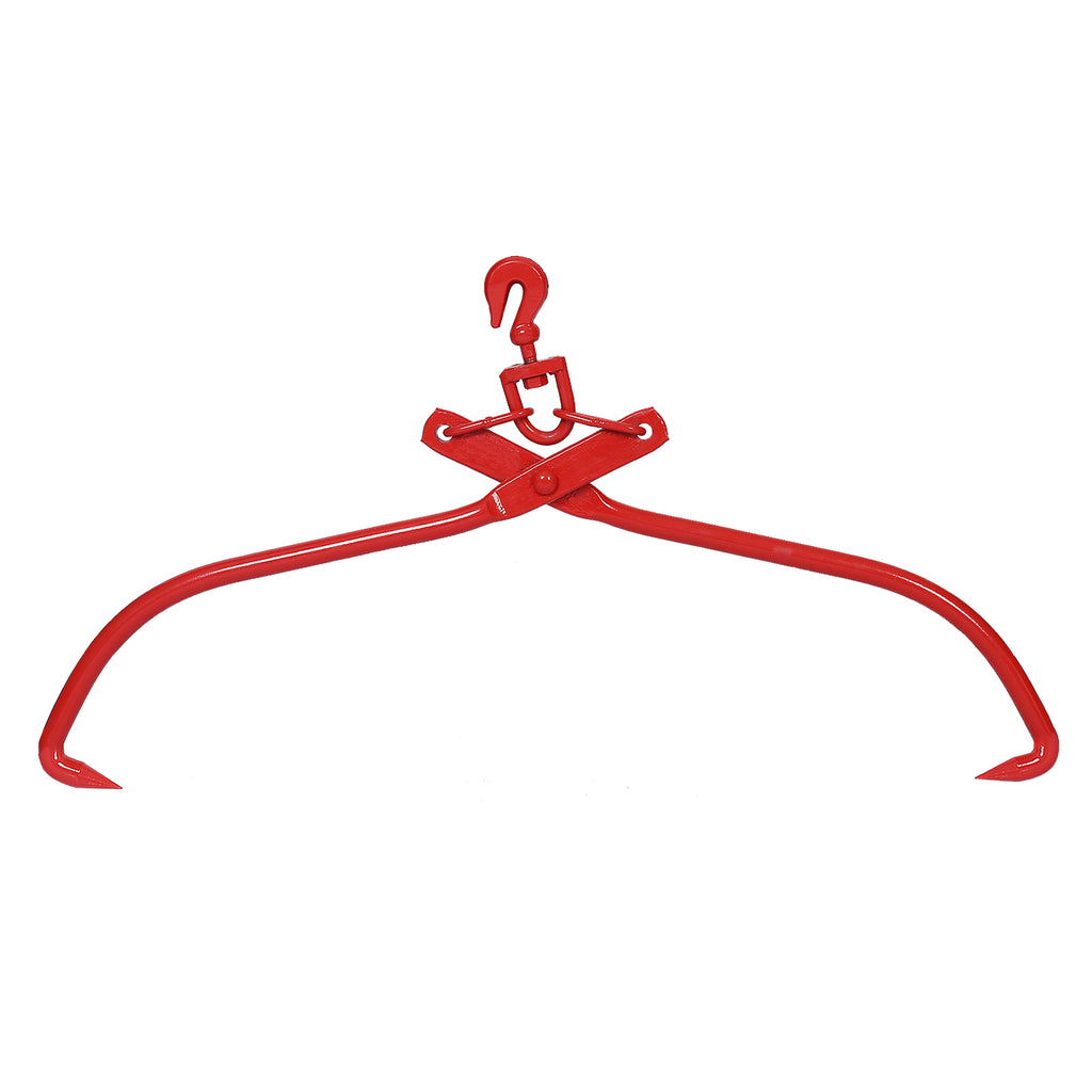 32-Inch Log Lifting Tongs Heavy Duty Grapple Timber Claw