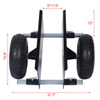 600lb Panel Dolly with 10in. Pneumatic Wheels