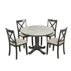 Orisfur 5-Piece Dining Table and Chairs Set