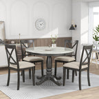Orisfur 5-Piece Dining Table and Chairs Set