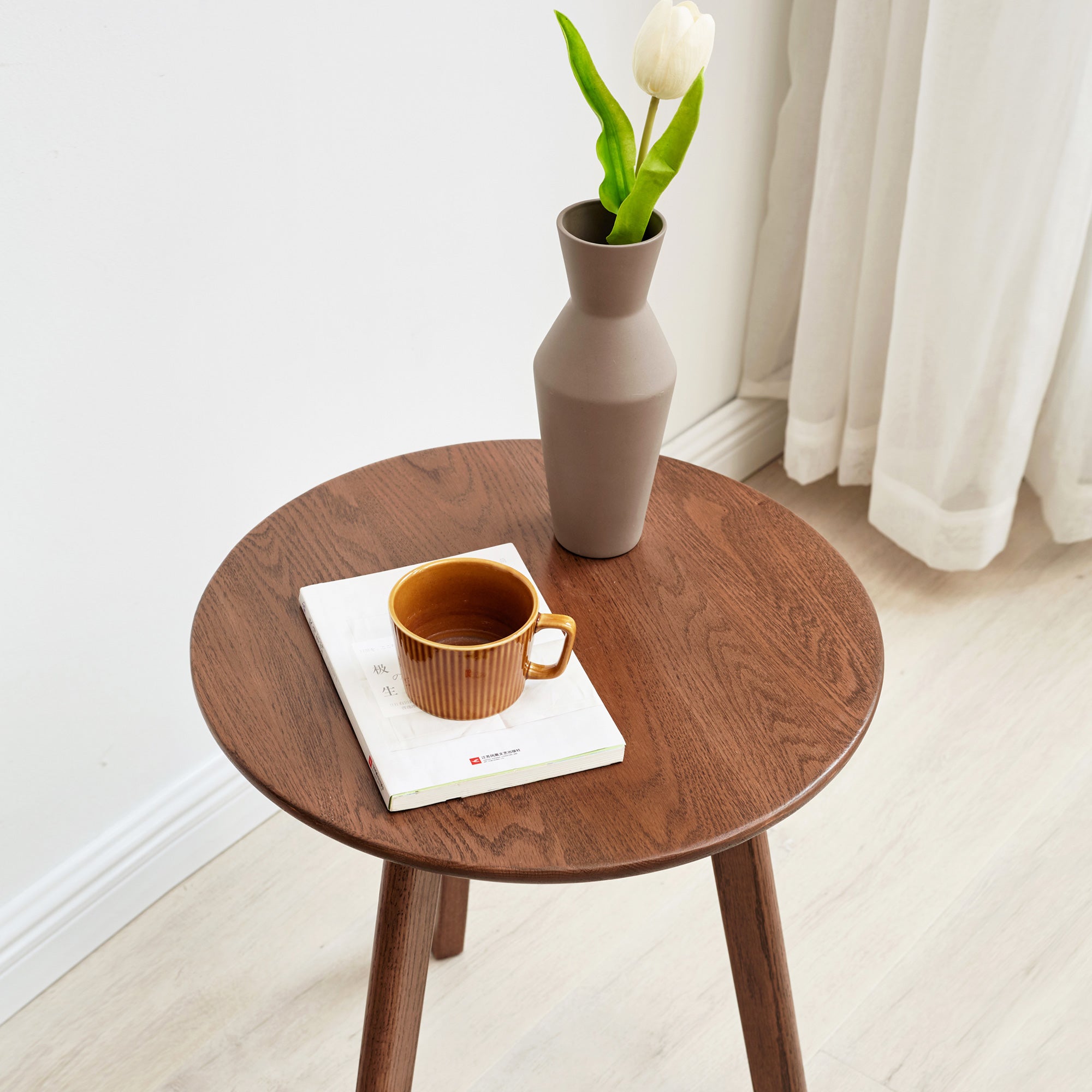 Round End Table - Small End Table Side Table Coffee Table