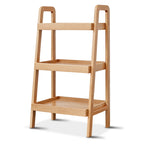 3-Tier Beech Wood Shoe Rack - Premium Storage Organizer