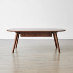 Capsule Centre Table - Solid Wood Coffee Table with Drawers