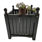 Wood Outdoor Square Wooden Flower and Herb Pot