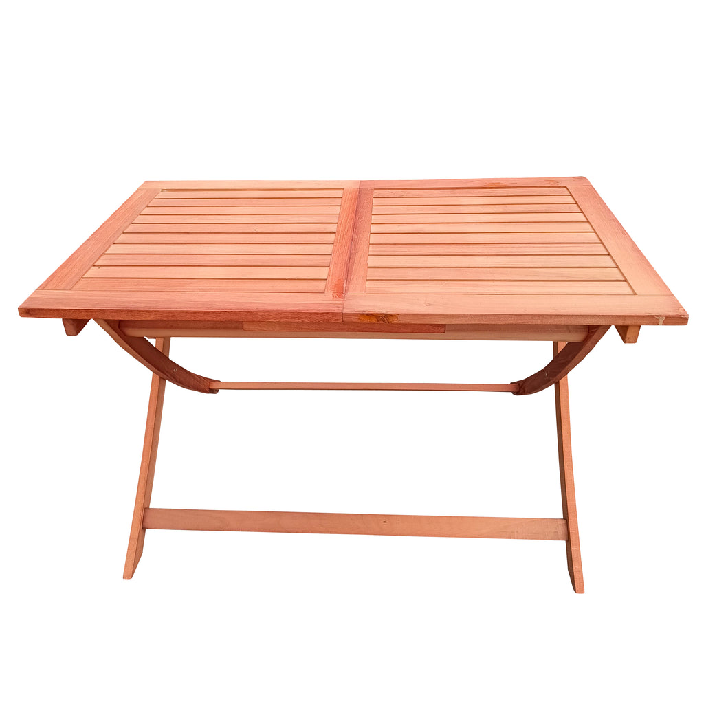Foldable Patio Dining Set with 4 Chairs and 1 Table