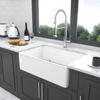 White Farmhouse Sink - 30 x 20 x 10 Inch Kitchen Sink