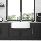 White Farmhouse Sink - 33 x 19 x 10 Inch