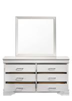 Modern 6 Drawer Dresser in White