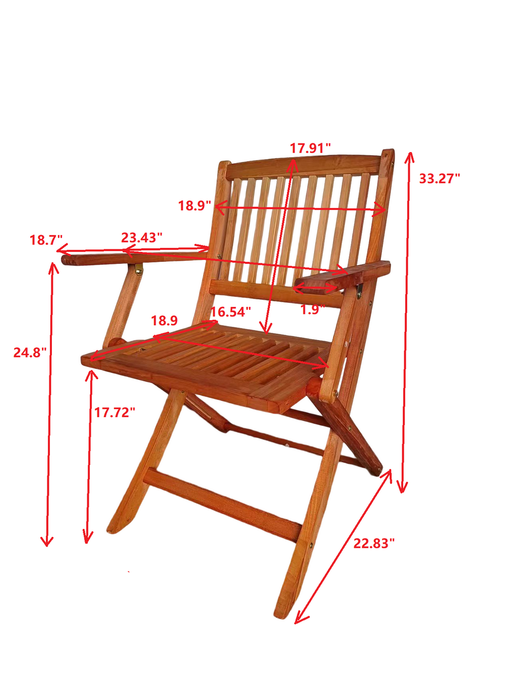 Foldable Patio Dining Set with 4 Chairs and 1 Table