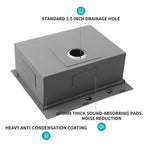 30 Drop Kitchen Sink - 30 x 22 x 10 Inch Kitchen Sink Drop-in Topmount Single Bowl