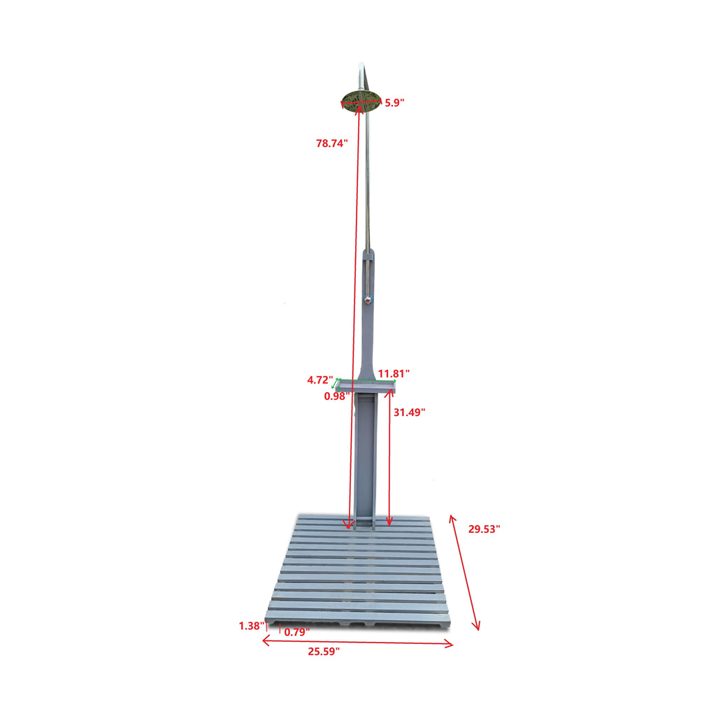 Outdoor Garden Pool Shower with Chassis Board