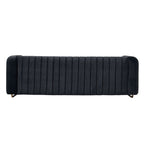 Contemporary Velvet Sofa Couch 84.25''W for Living Room