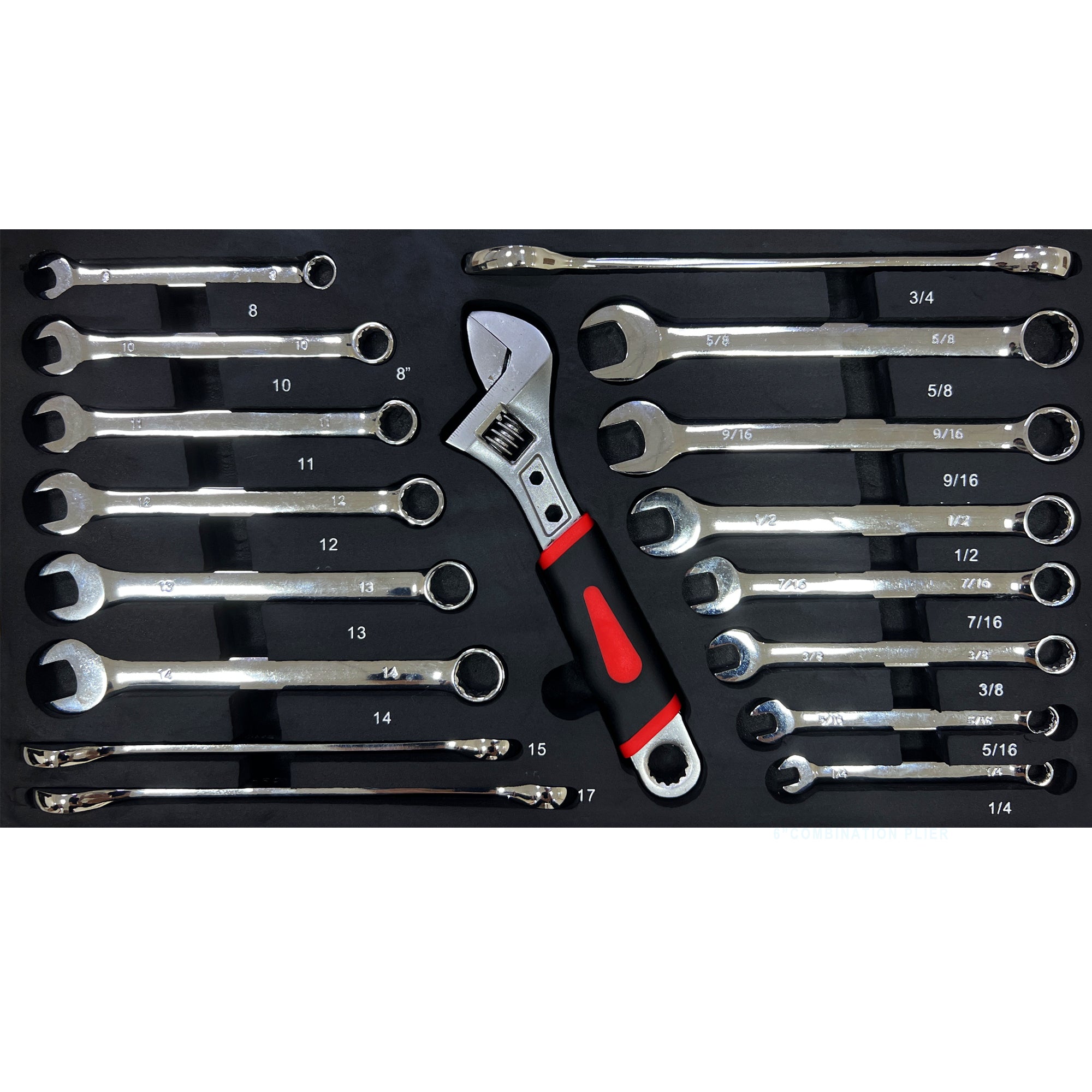20'' Portable 3-Drawer Steel Toolbox