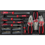 20'' Portable 3-Drawer Steel Toolbox