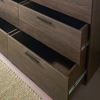 Morgan Farmhouse Six-Drawer Jumbo Dresser