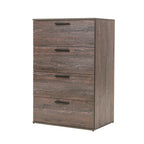 Oliver Farmhouse Four-Drawer Jumbo Chest in Rustic