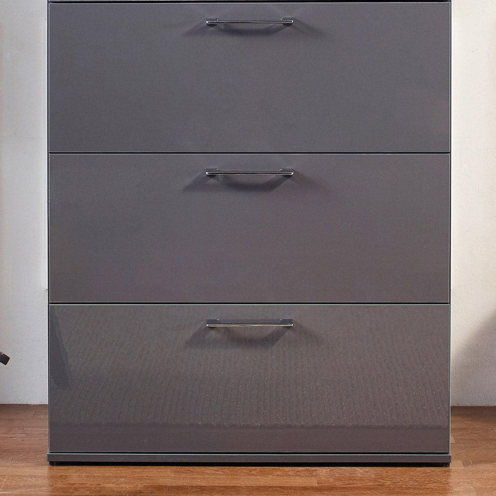 Bliss Glossy Four-Drawer Jumbo Chest