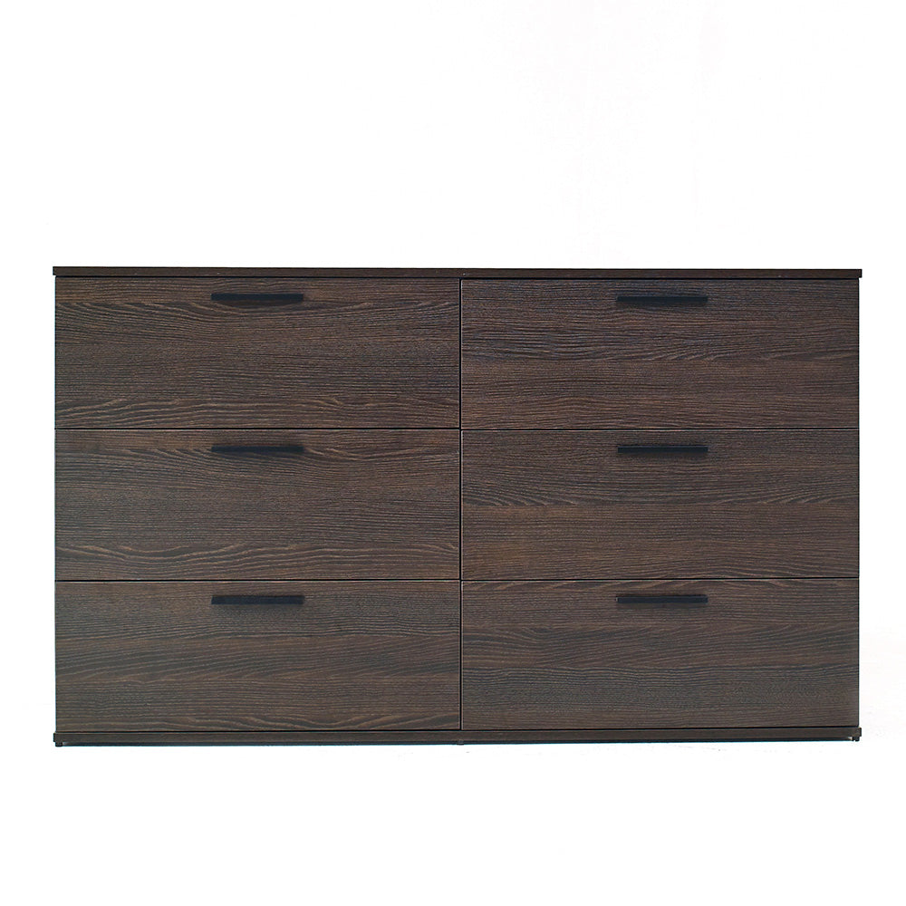 Morgan Farmhouse Six-Drawer Jumbo Dresser