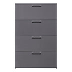 Bliss Glossy Four-Drawer Jumbo Chest