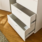 Oliver Farmhouse Four-Drawer Jumbo Chest