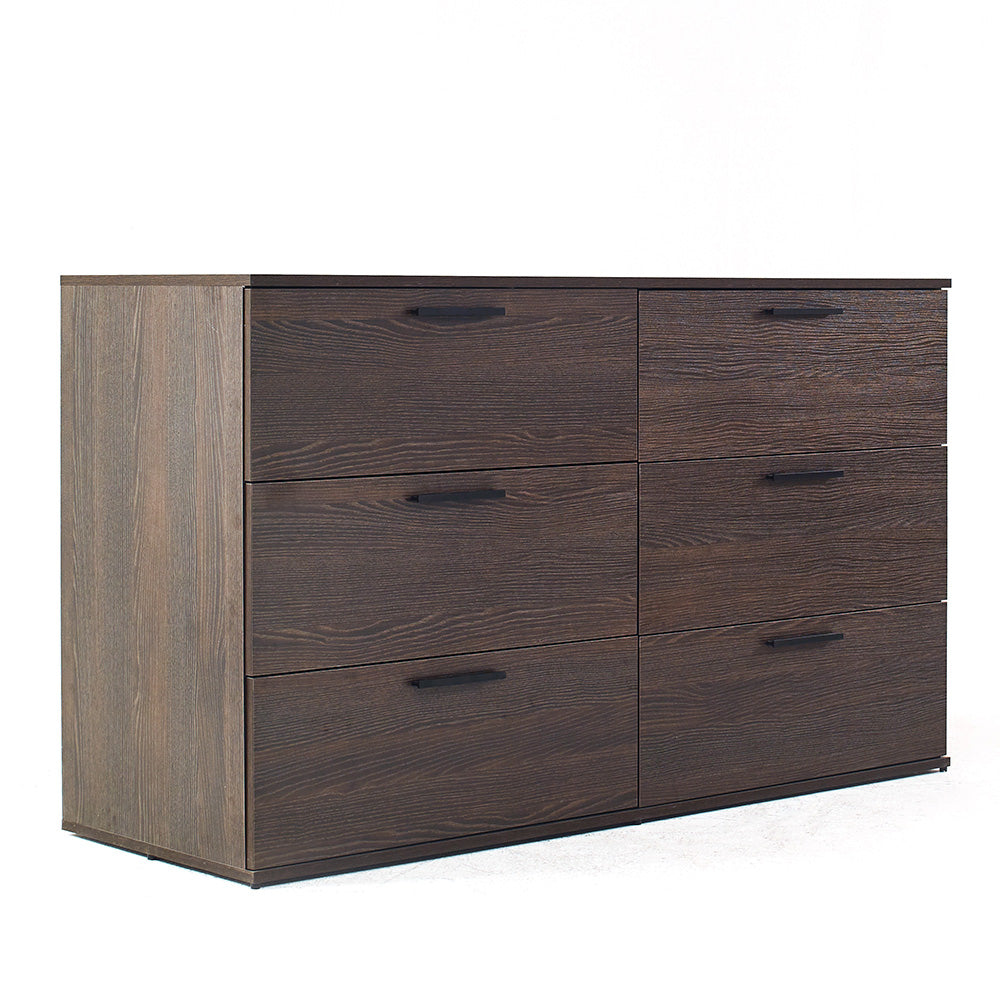Morgan Farmhouse Six-Drawer Jumbo Dresser