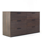 Morgan Farmhouse Six-Drawer Jumbo Dresser