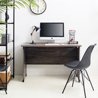 Urban Farmhouse Composite Wood Writing Desk in Rustic