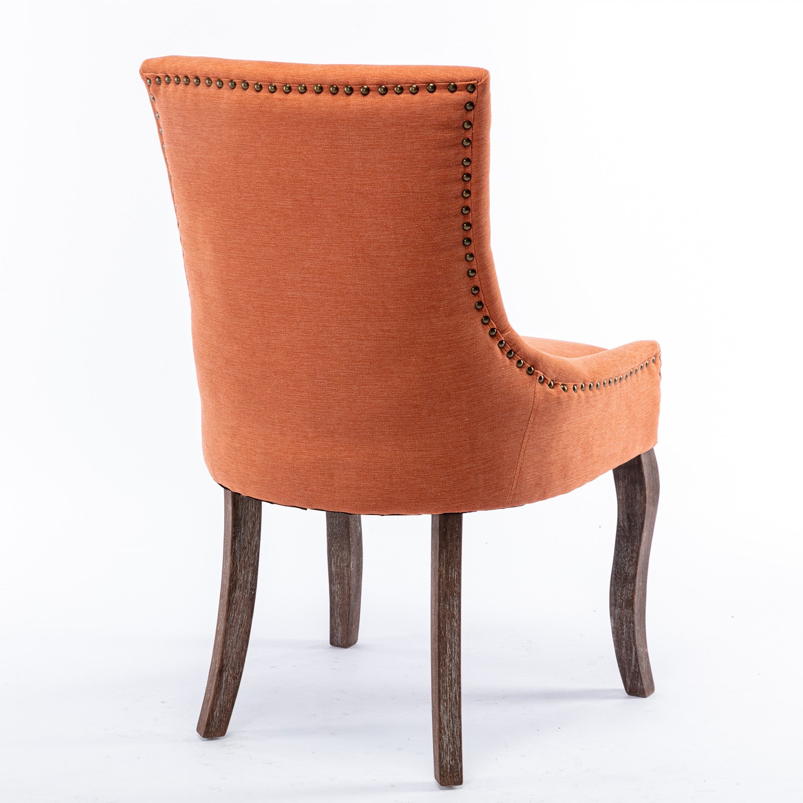 A&A Furniture Ultra Side Dining Chair Set of 2 - Orange
