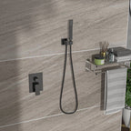 Dual Shower Head - 10 Inch Wall Mounted Square Shower System