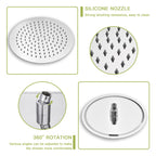 Shower Set - 10inch Overhead Shower and Hand Shower