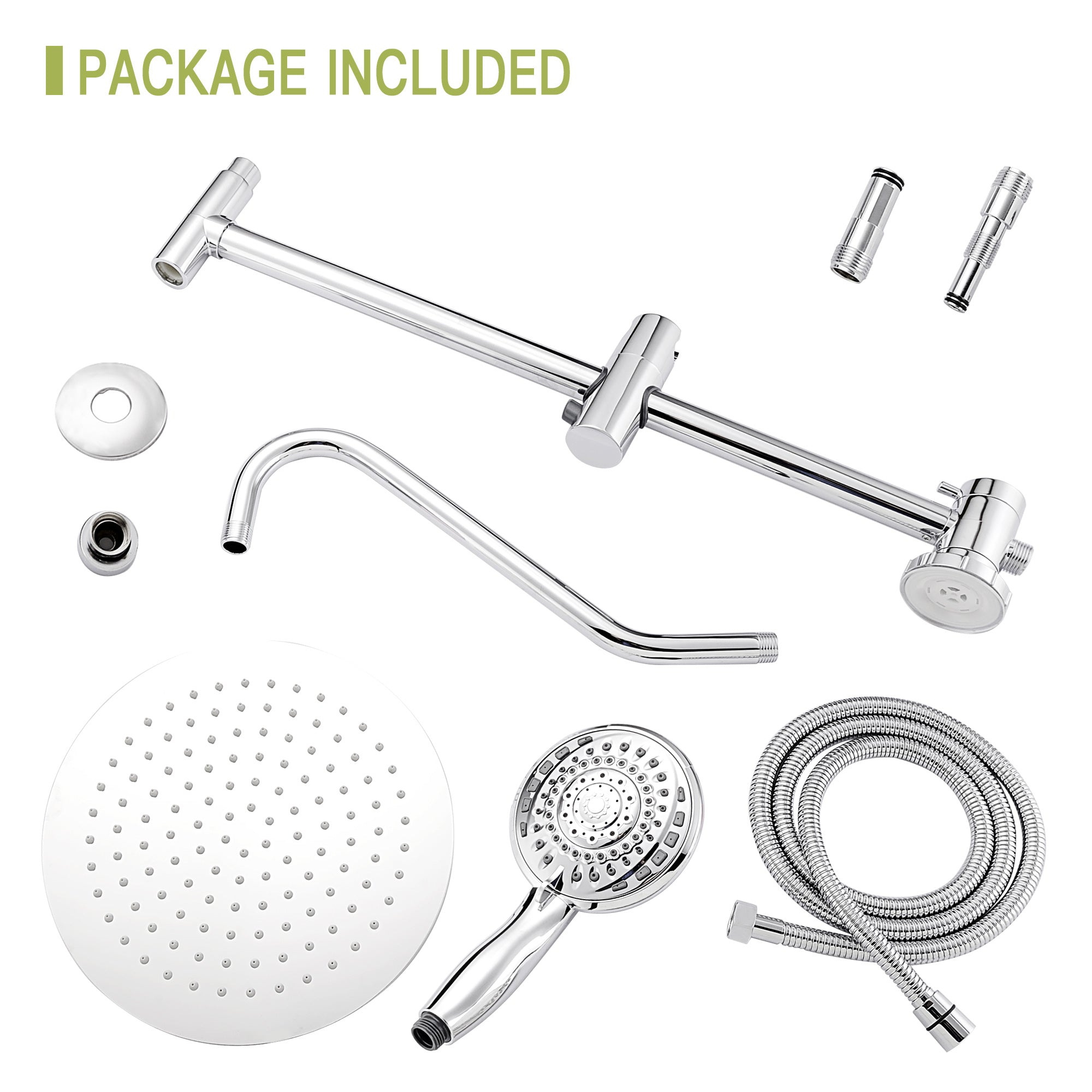 Shower Set - 10inch Overhead Shower and Hand Shower