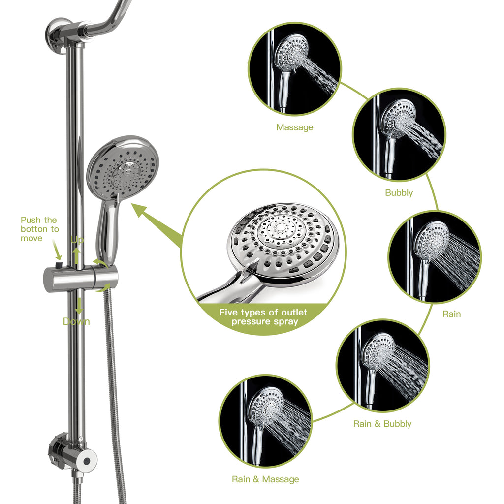 Shower Set - 10inch Overhead Shower and Hand Shower