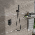 Dual Shower Head - 16 Inch Ceiling Mount Square Shower System