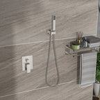 Dual Shower Head - 16 Inch Ceiling Mount Square Shower System
