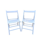 Folding Chair Set - Solid Wood & Space-Saving Design