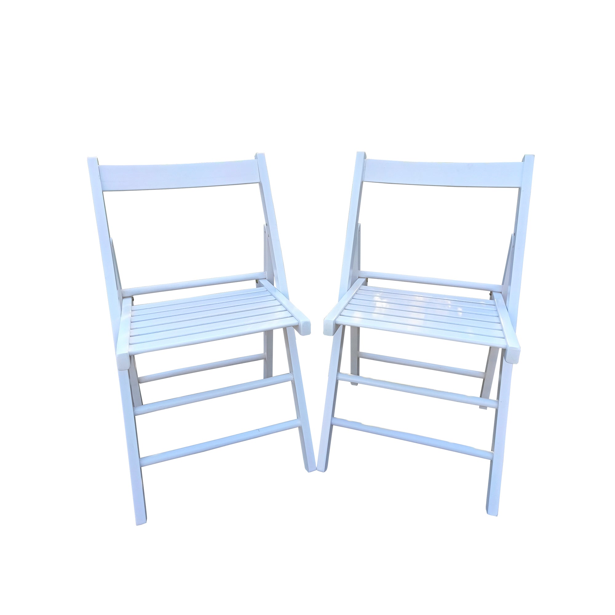 Folding Chair Set - Solid Wood & Space-Saving Design