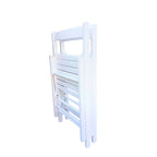 Folding Chair Set - Solid Wood & Space-Saving Design