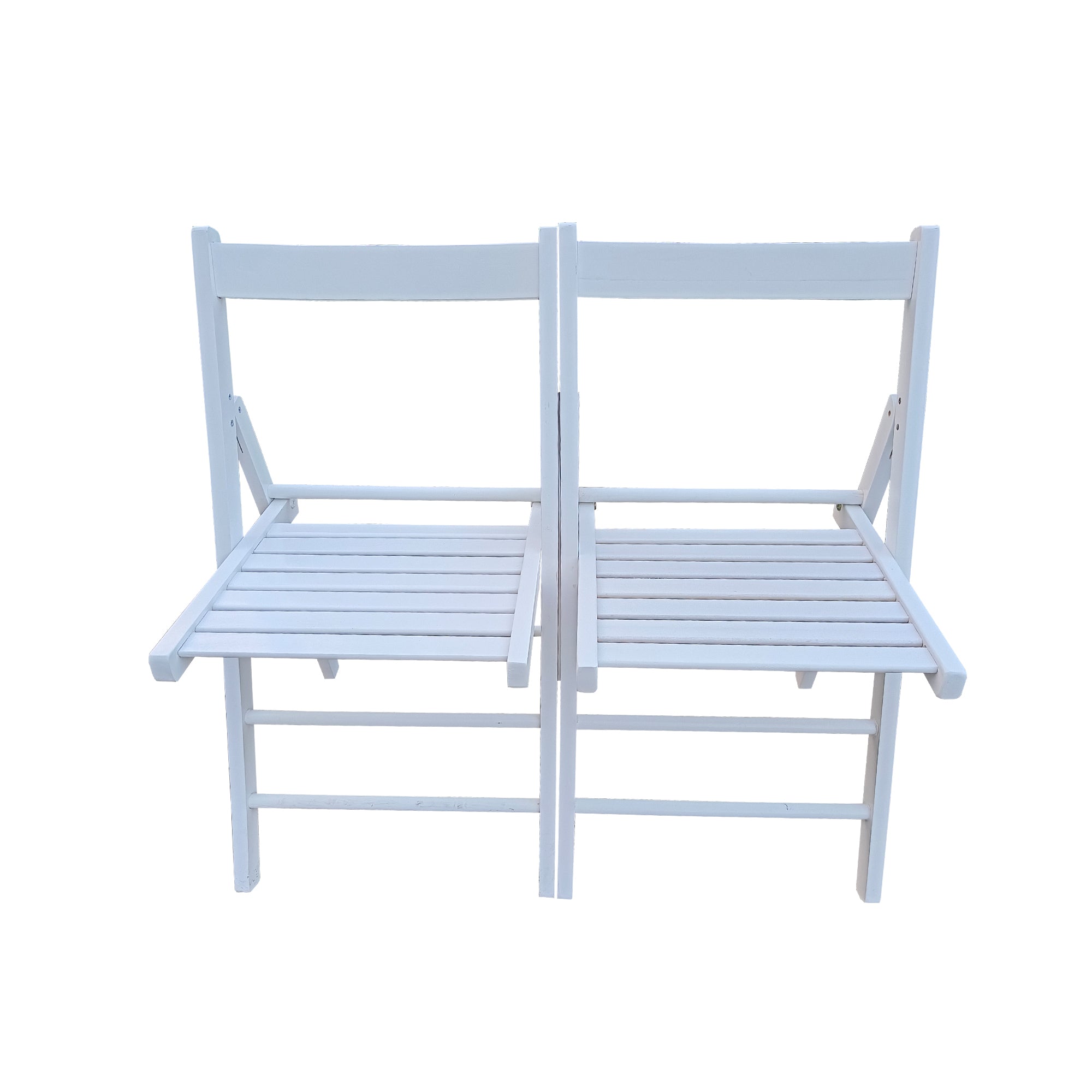 Folding Chair Set - Solid Wood & Space-Saving Design