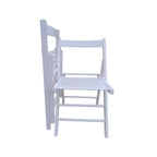 Folding Chair Set - Solid Wood & Space-Saving Design