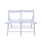 Folding Chair Set - Solid Wood & Space-Saving Design