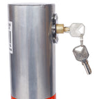 Parking Bollard with Lock - Durable Steel Barrier