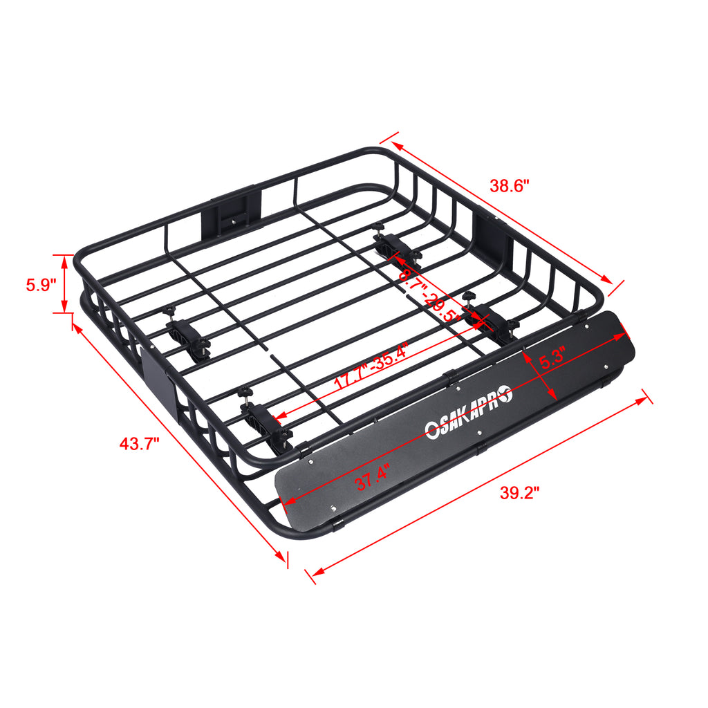 Rooftop Cargo Carrier Basket Motoring Roof Rack