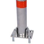 Parking Bollard with Lock - Durable Steel Barrier