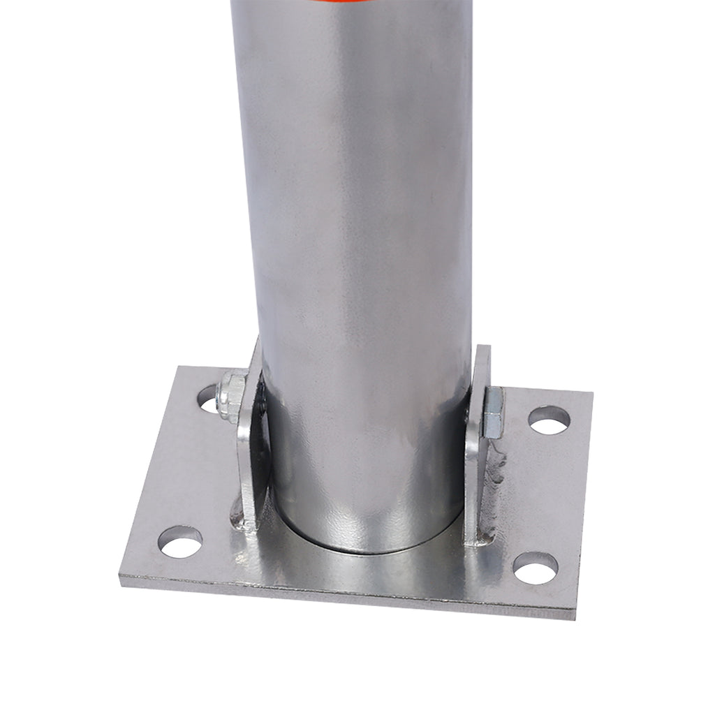 Parking Bollard with Lock - Durable Steel Barrier