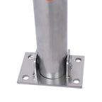 Parking Bollard with Lock - Durable Steel Barrier