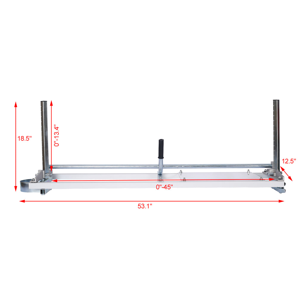 Portable Chain Saw Mill Aluminum Steel Planking Lumber
