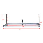 Portable Chain Saw Mill Aluminum Steel Planking Lumber