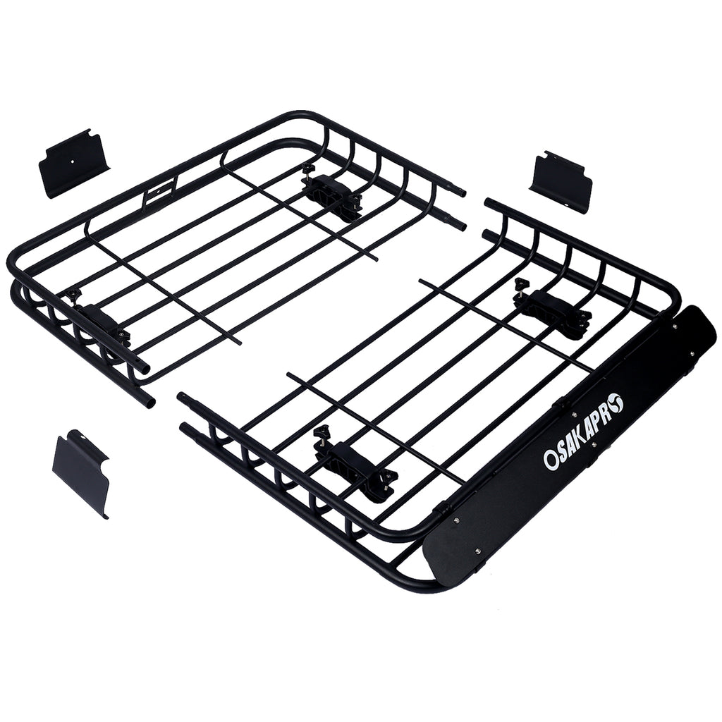 Rooftop Cargo Carrier Basket Motoring Roof Rack - 42"