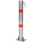 Parking Bollard with Lock - Durable Steel Barrier